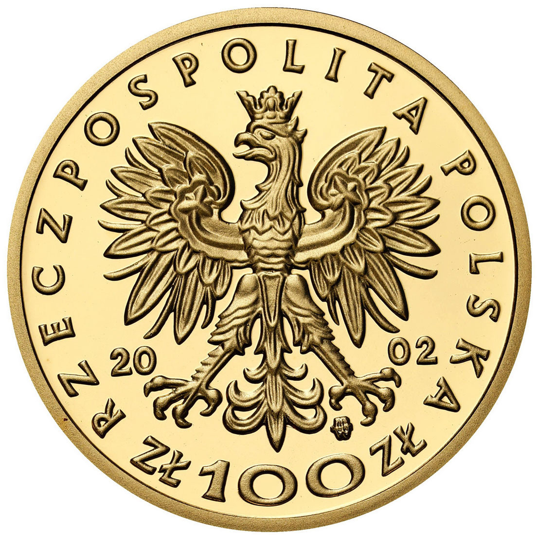III RP. 100 złotych 2002 Kazimierz III Wielki