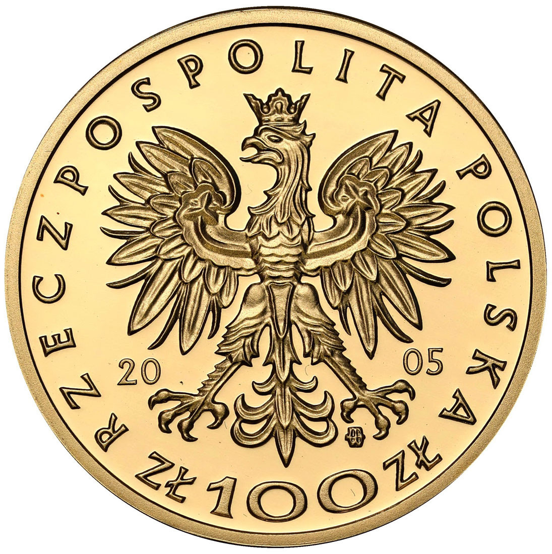 III RP. 100 złotych 2005 August II Mocny