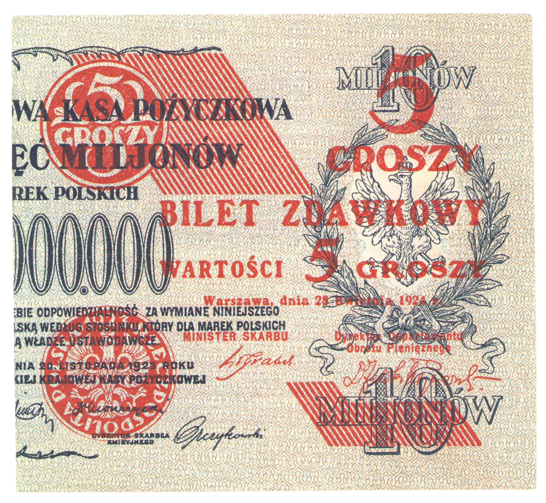 5 groszy 1924 – PRAWY
