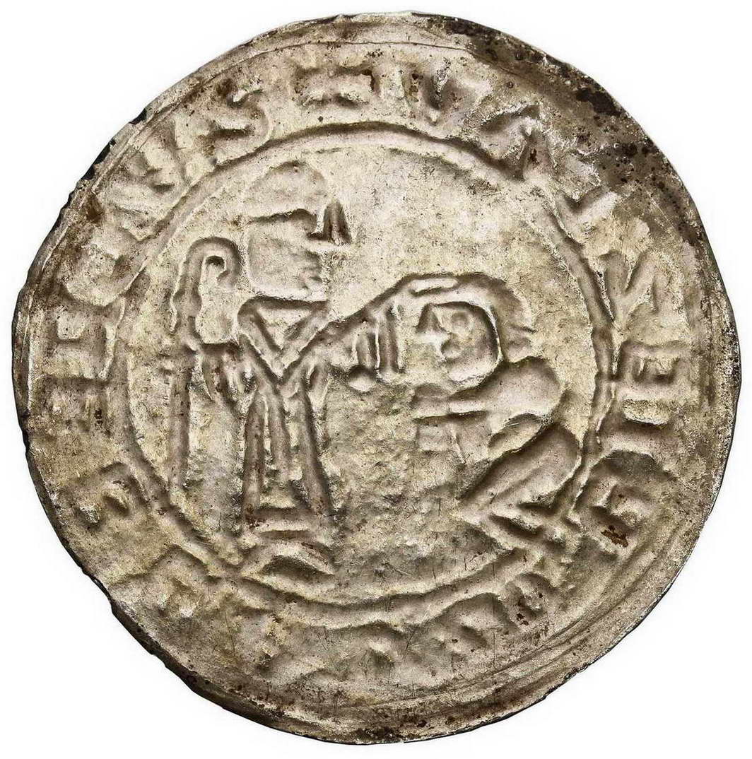 Bolesław III Krzywousty, brakteat protekcyjny, emisja 1135-1138