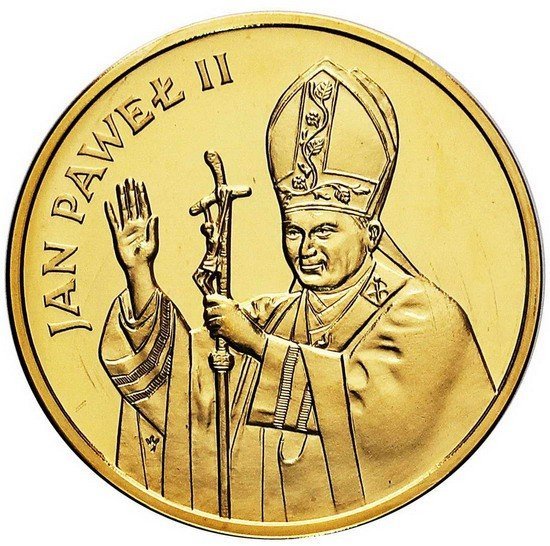 Polska po 1945. Jan Paweł II Papież 2000 złotych 1982, stempel zwykły