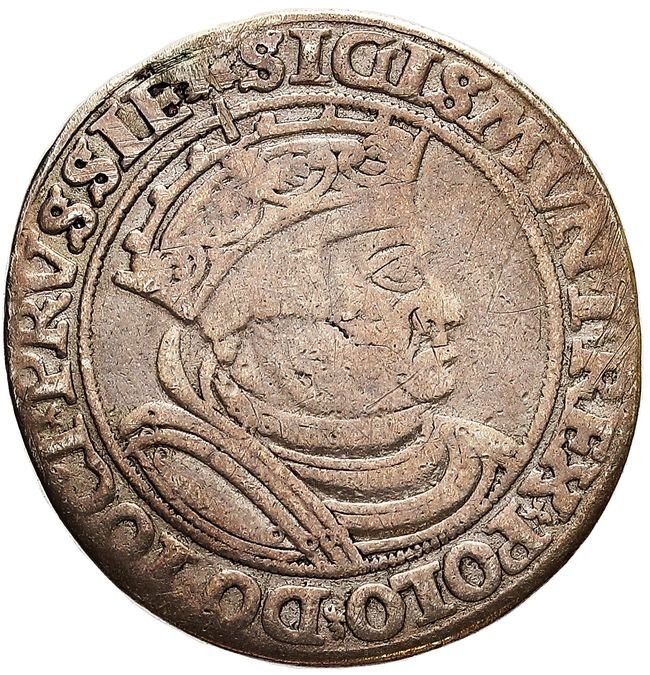 Zygmunt I Stary. Szóstak pruski 1532, Toruń