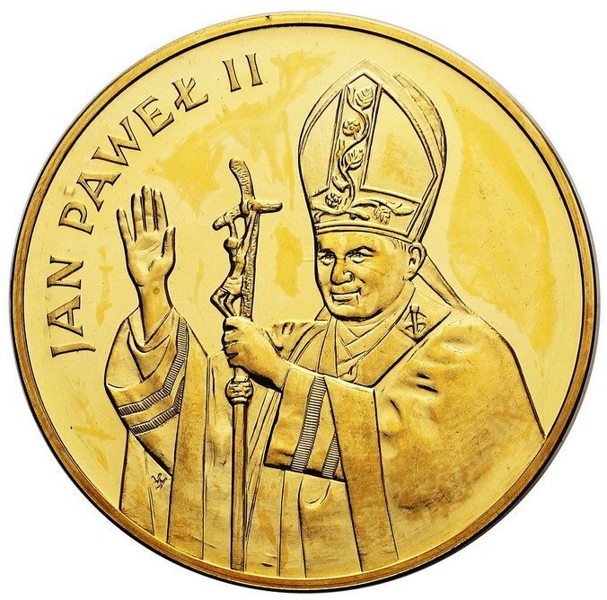 Polska po 1945. Jan Paweł II Papież, 10 000 złotych 1982, stempel zwykły
