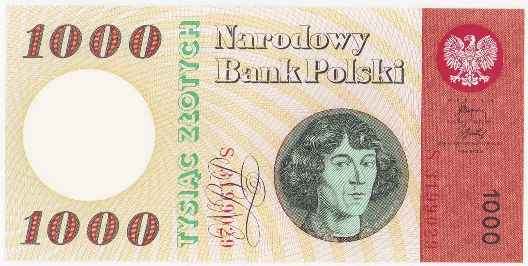 1.000 złotych 1965 seria S - PIĘKNE