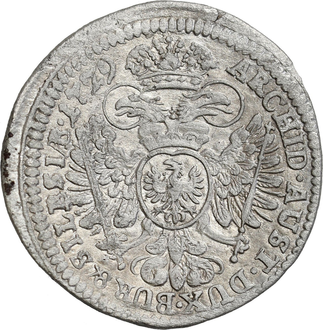 Śląsk, Karol VI (1711 - 1740). 3 krajcary 1729, Wrocław