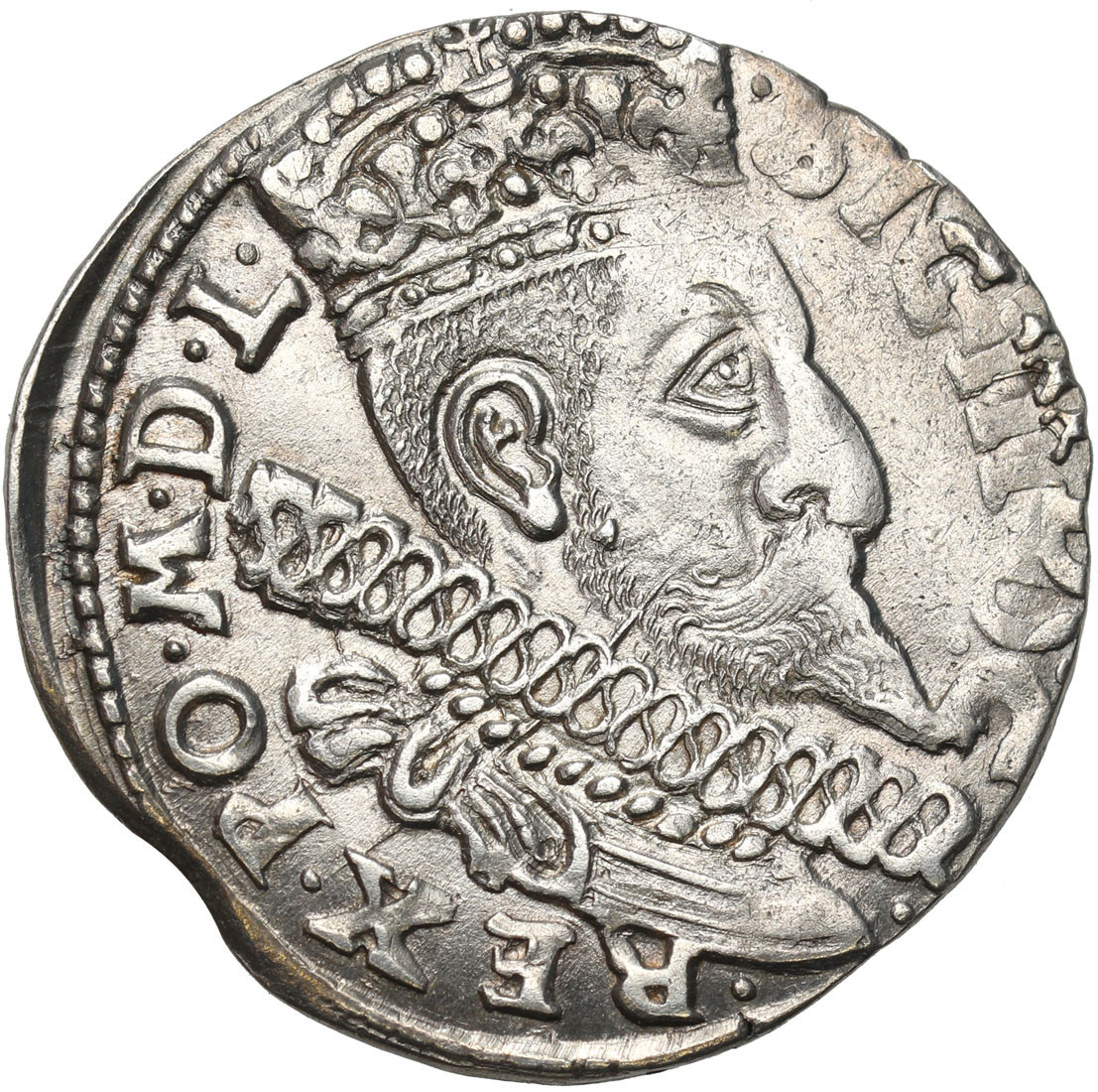 Zygmunt III Waza. Trojak (3 grosze) 1598, Poznań - ŁADNY