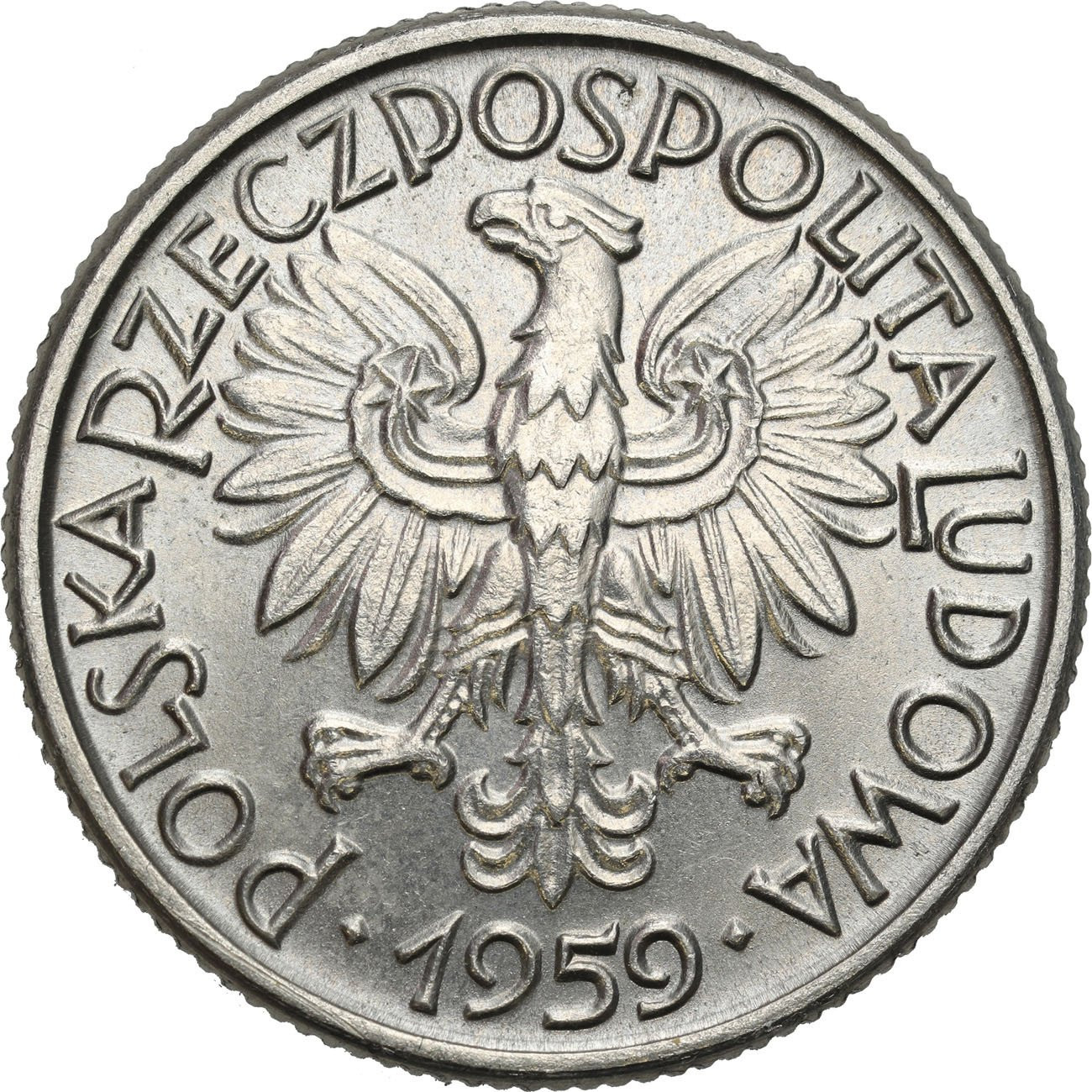 PRL. PRÓBA Nikiel 2 złote 1959 Jagody – RZADKIE
