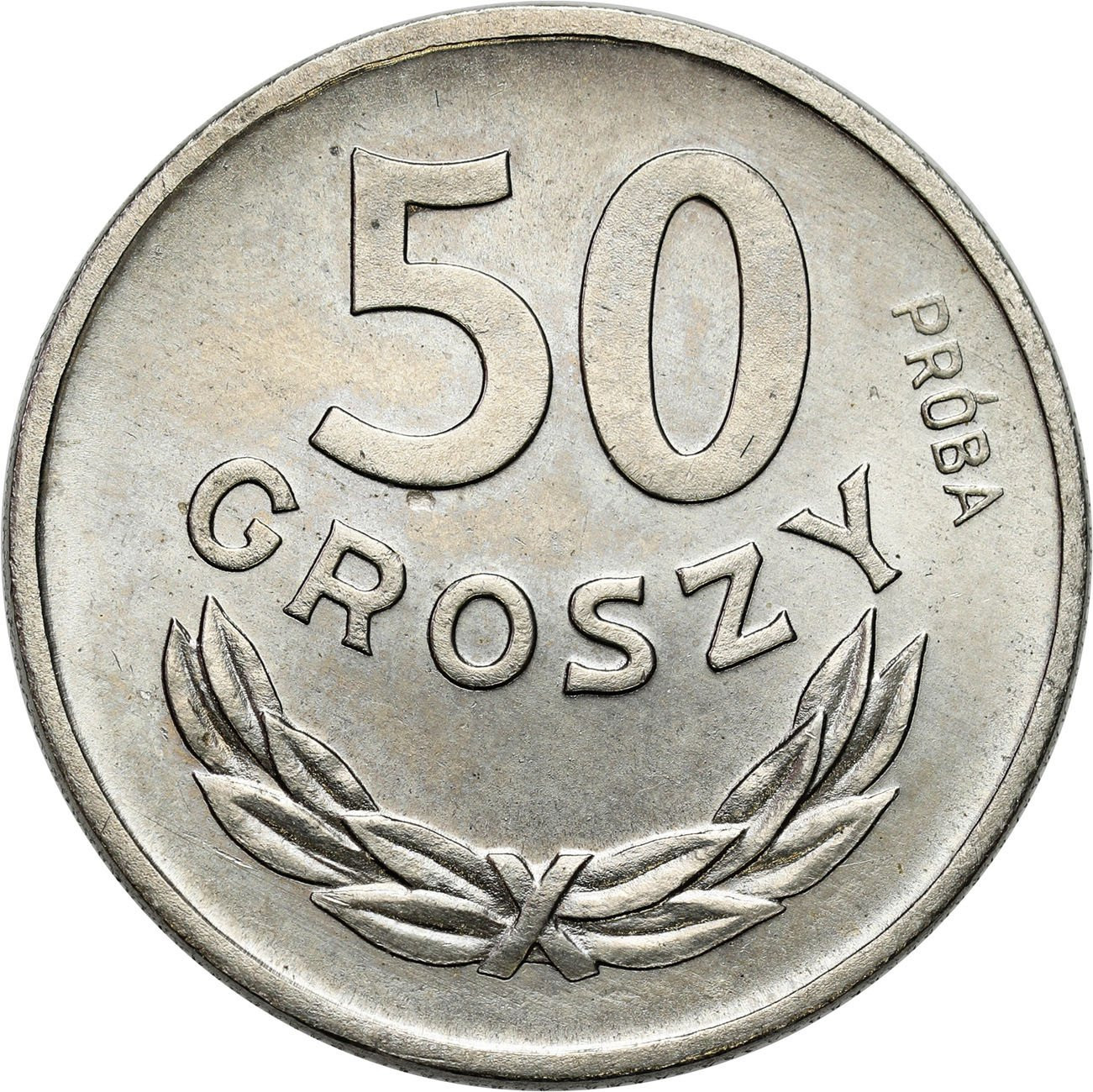 PRL. PRÓBA Nikiel 50 groszy 1949