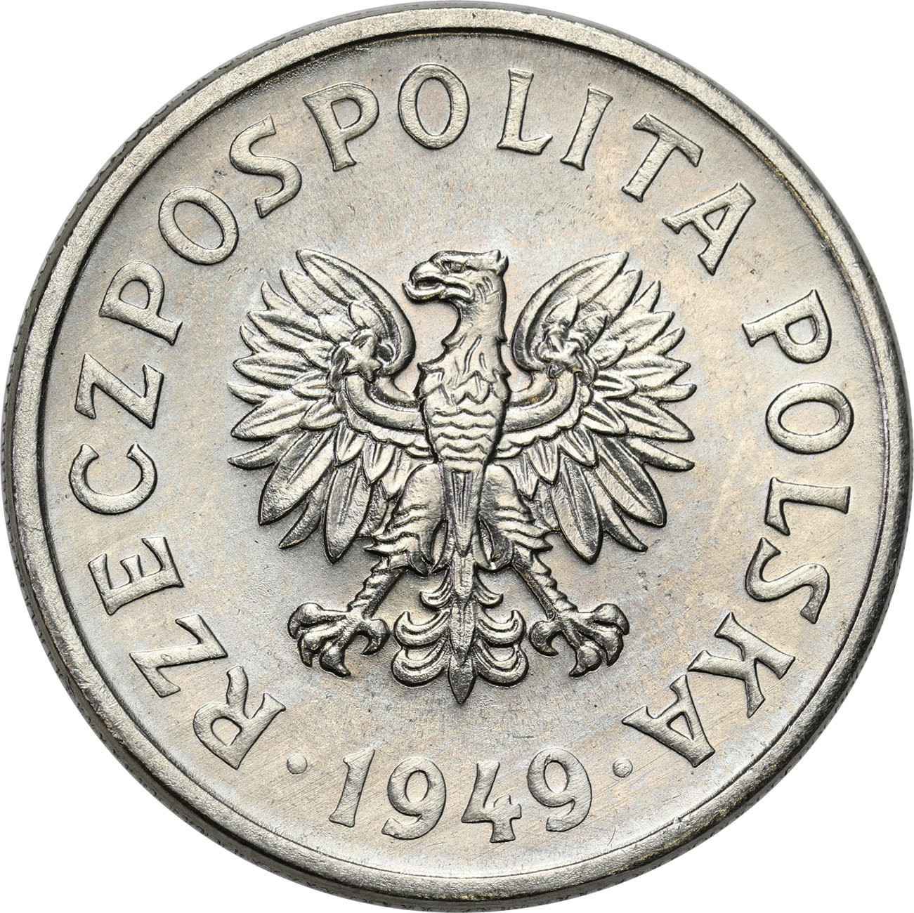PRL. PRÓBA Nikiel 50 groszy 1949