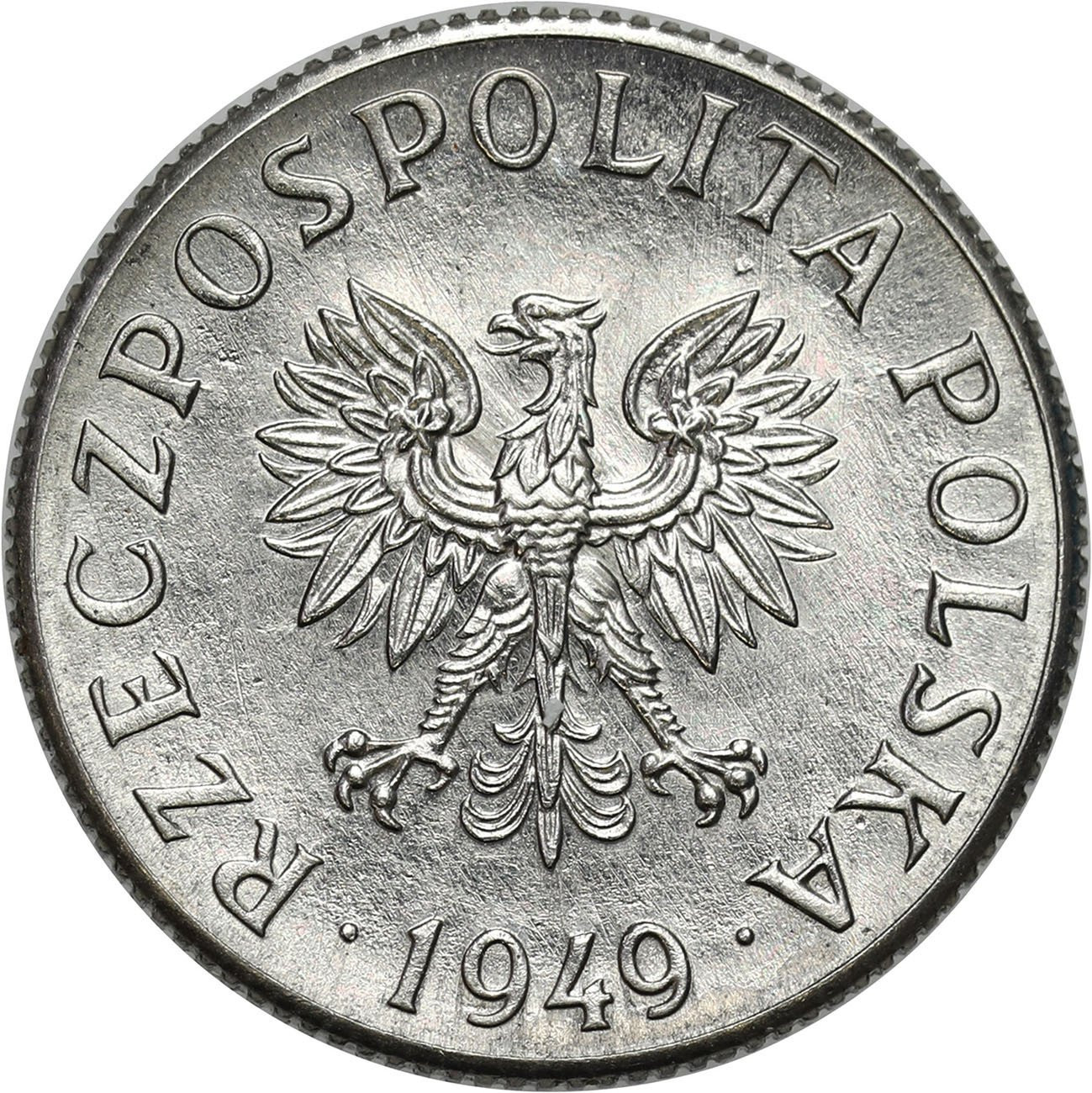 PRL. PRÓBA Nikiel 2 grosze 1949