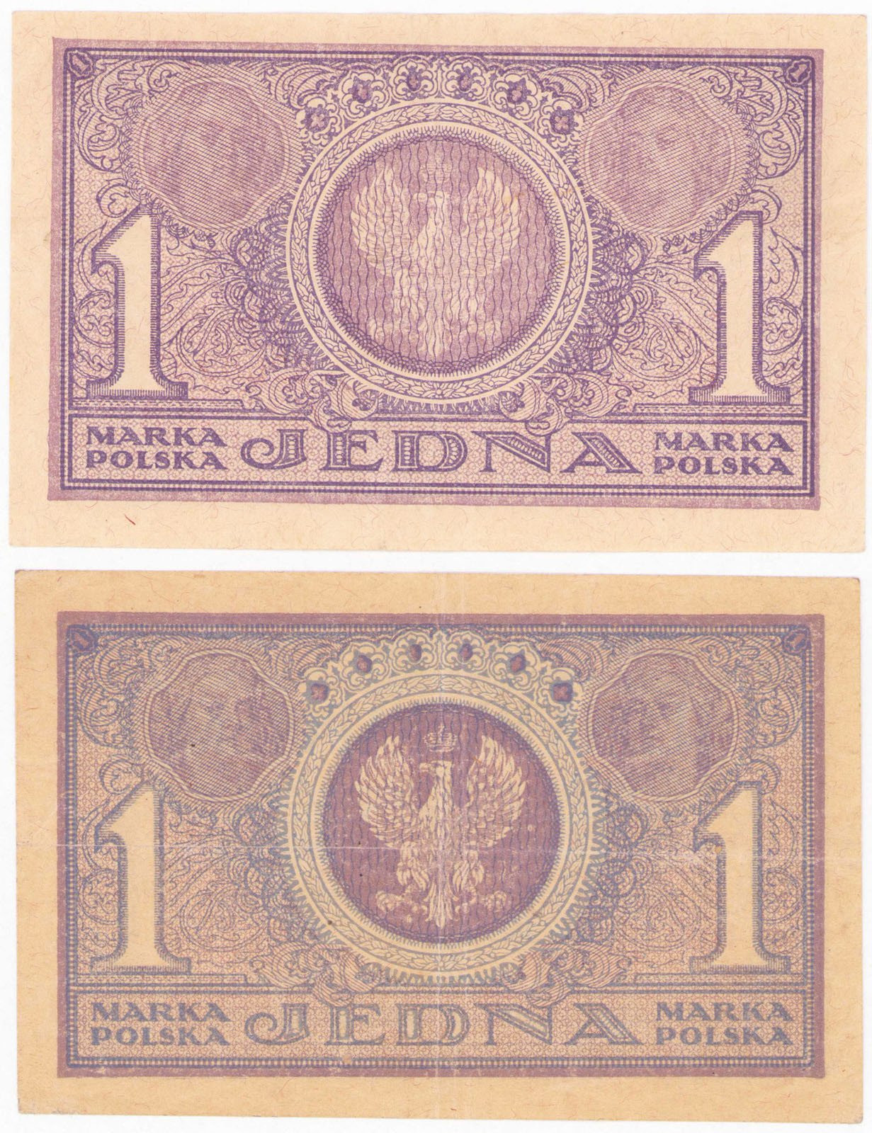 1 marka polska 1919, seria IAD i seria PI