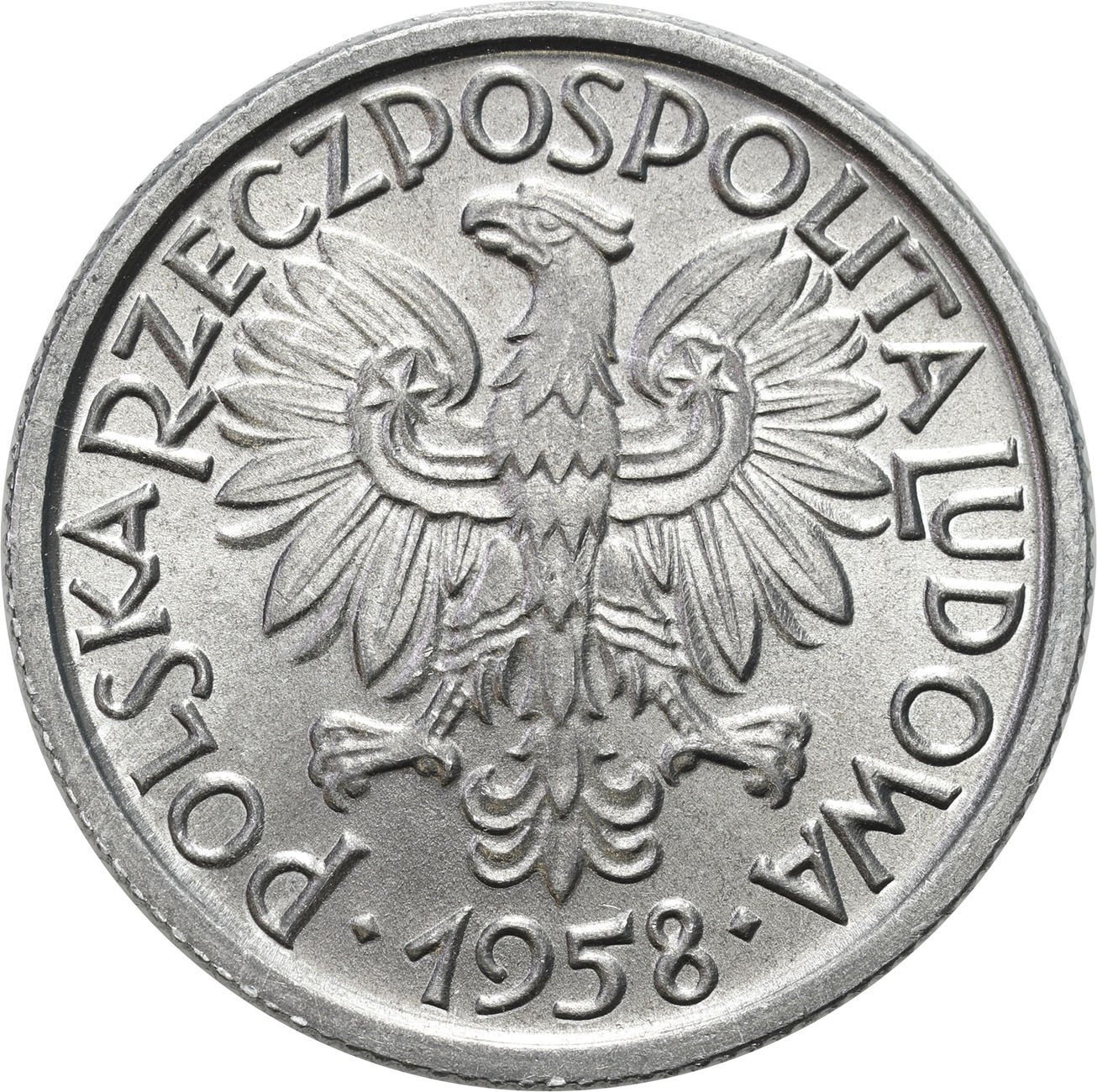 PRL. 2 złote 1958 Jagody – PIĘKNE