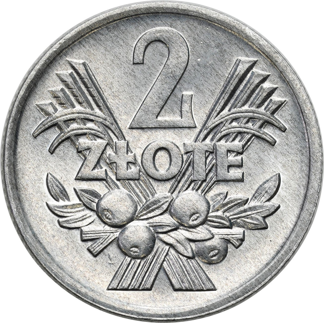 PRL. 2 złote 1971 Jagody - PIĘKNE
