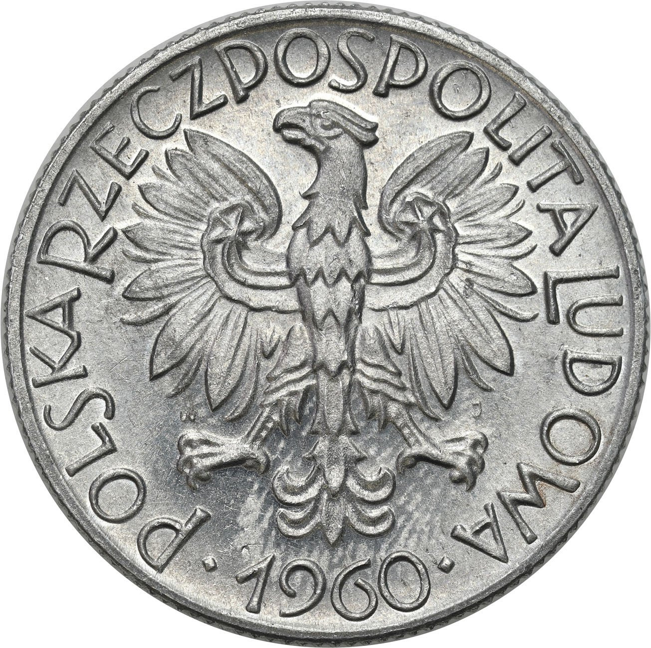 PRL.  5 złotych 1960 Rybak