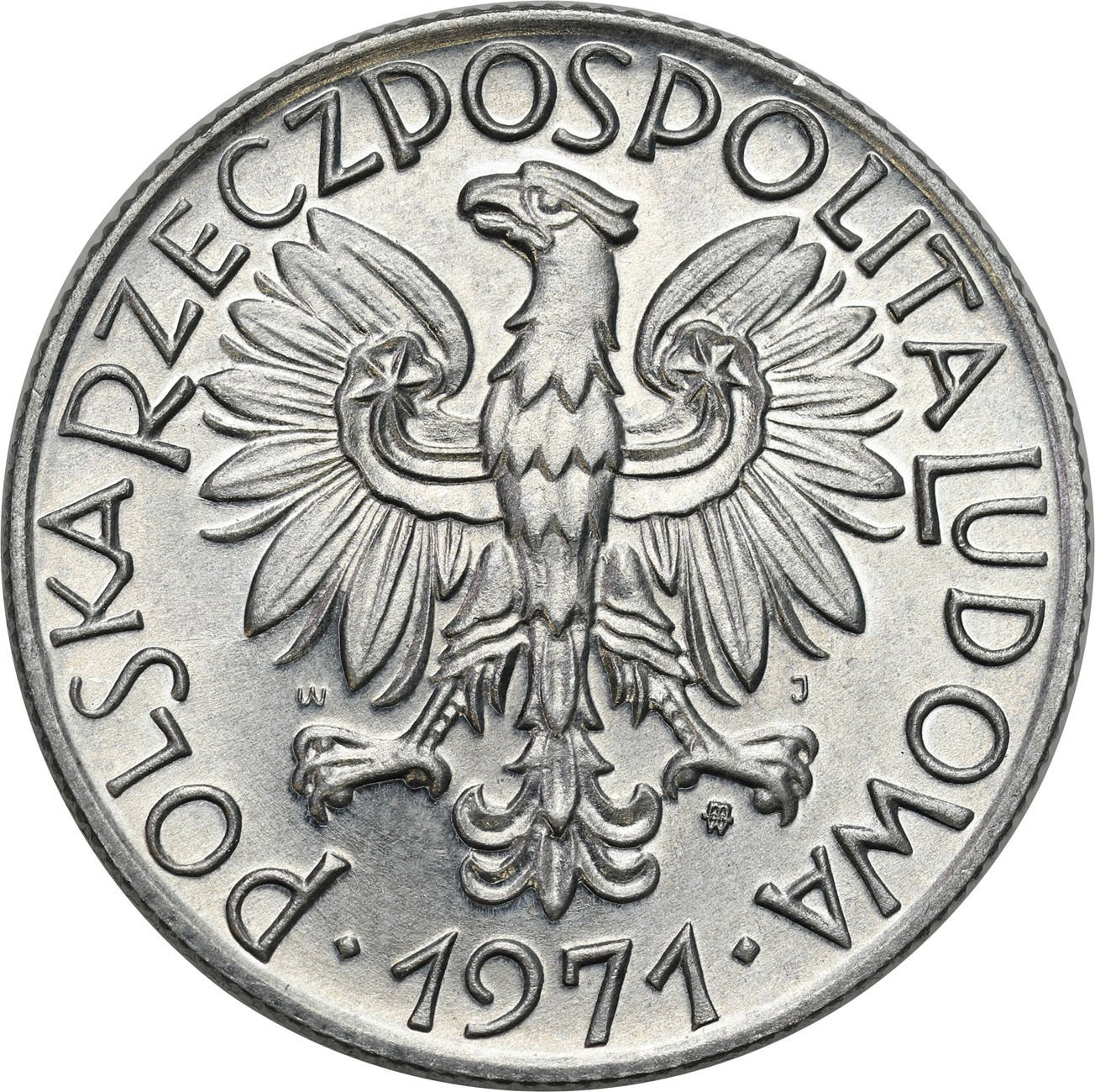 PRL. 5 złotych 1971 Rybak