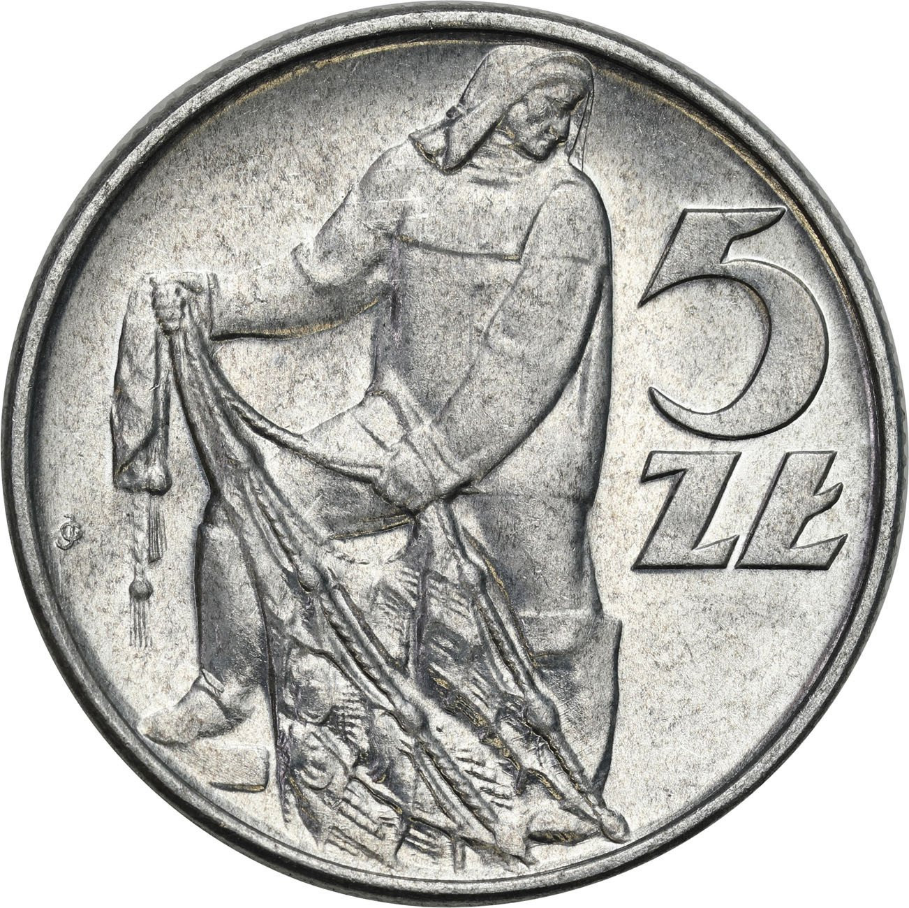 PRL. 5 złotych 1973 Rybak