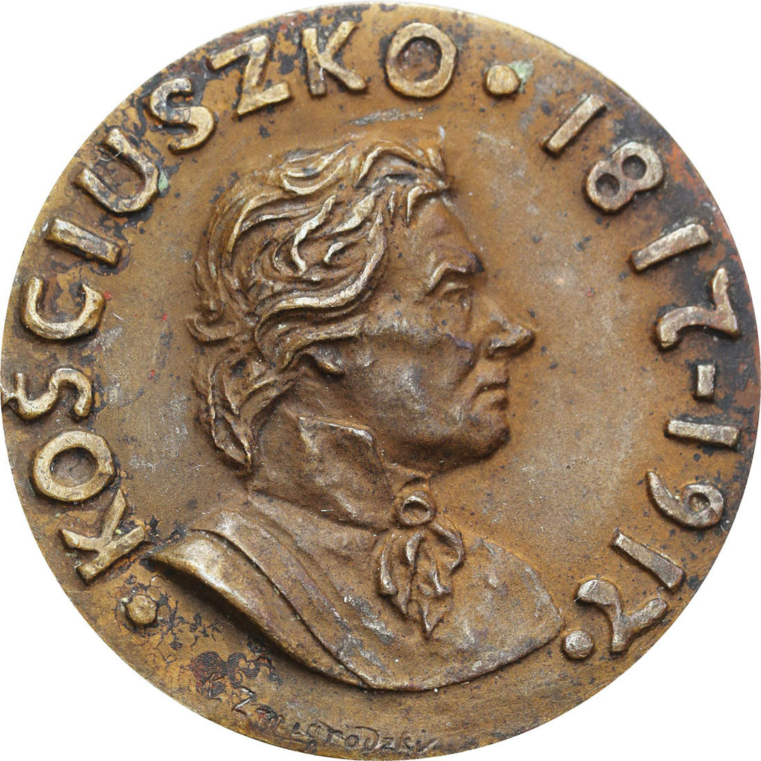 Polska. Medal 1917 - 100 rocznica śmierci Tadeusza Kościuszki - RZADKI