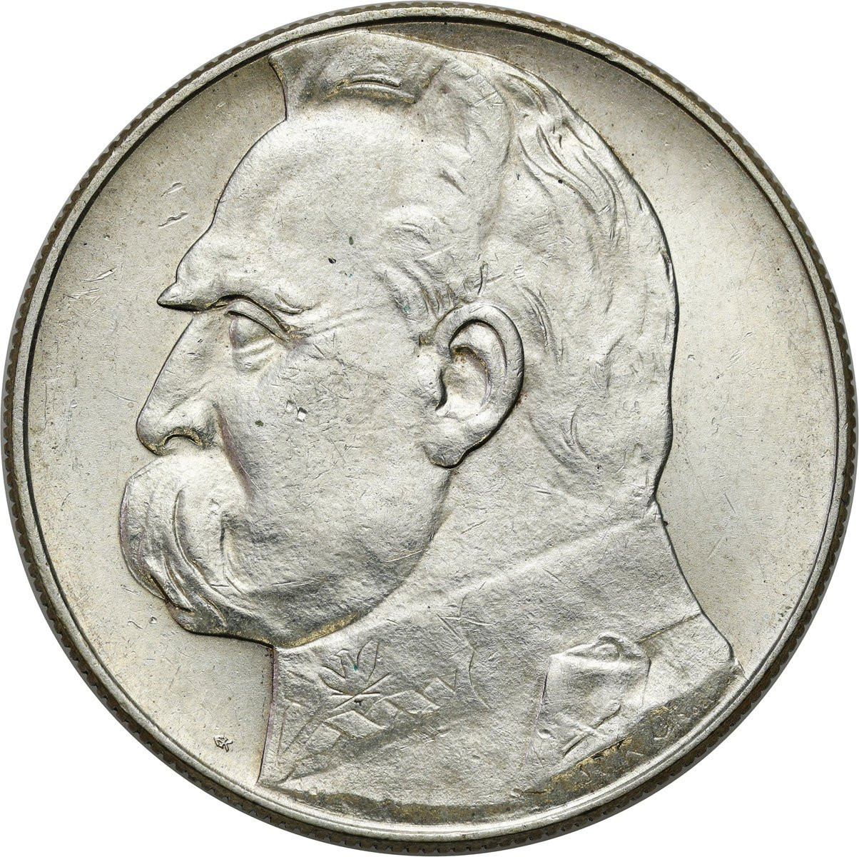 II RP. 10 złotych 1938 Piłsudski