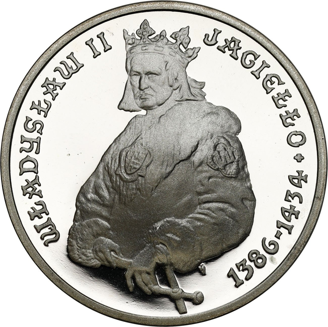 PRL. 5.000 złotych 1989 Jagiełło Półpostać – RZADKIE