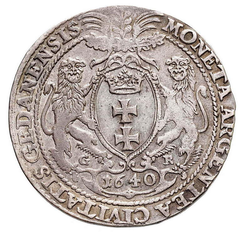 Władysław IV Waza. Talar 1640, Gdańsk