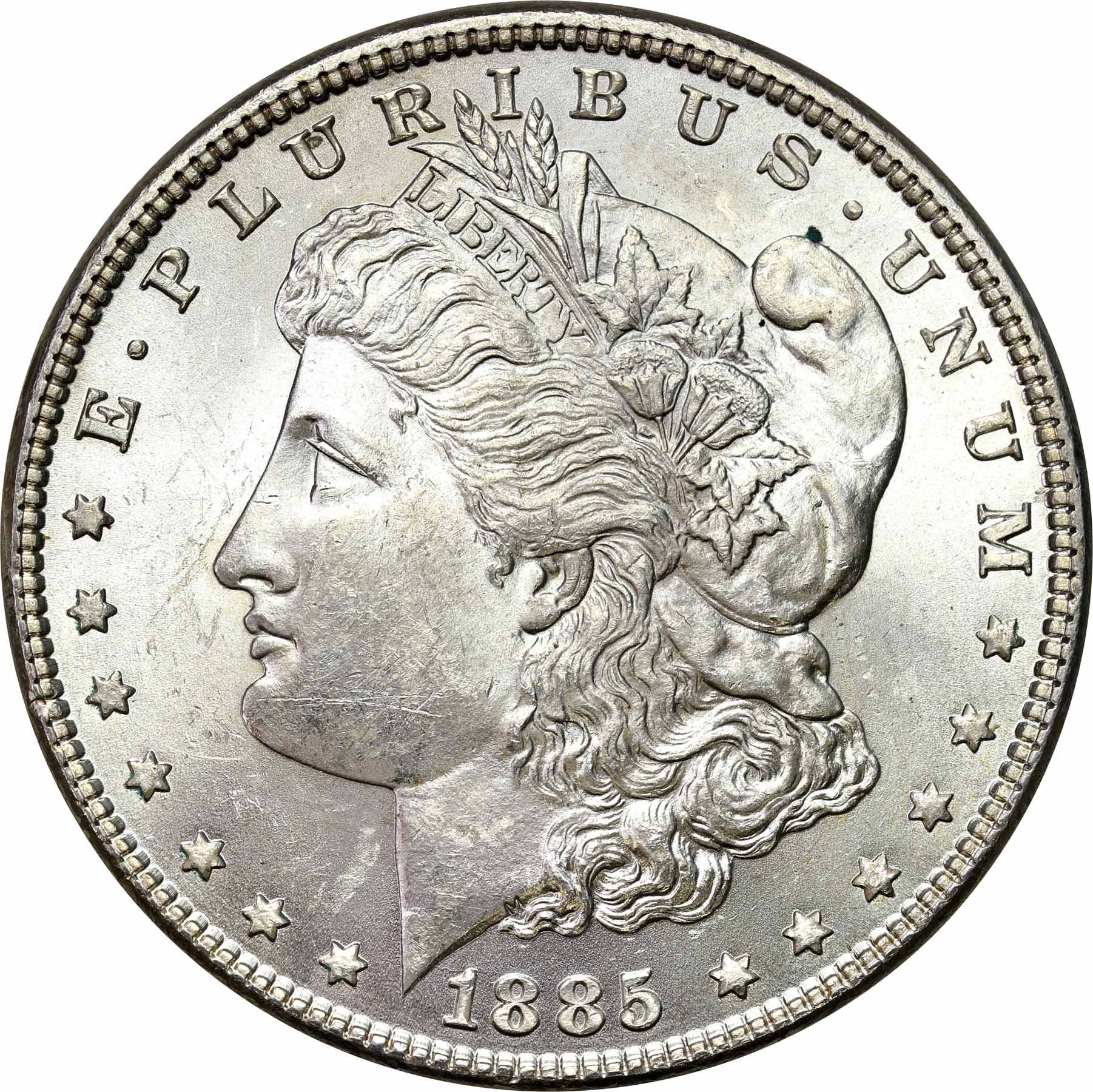 USA. 1 dolar 1885, Filadelfia – PIĘKNY