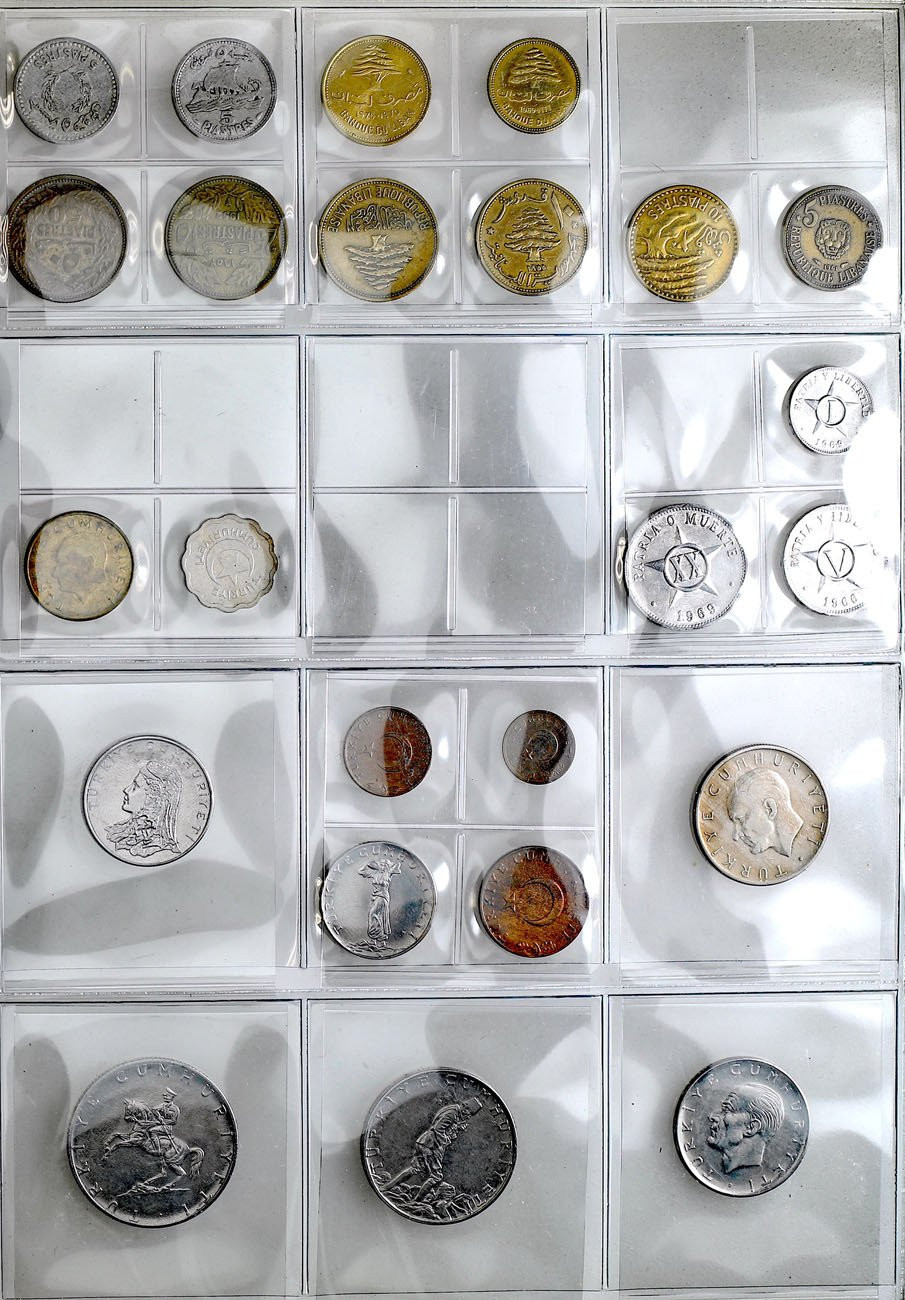 Świat, zróżnicowany zestaw 157 monet