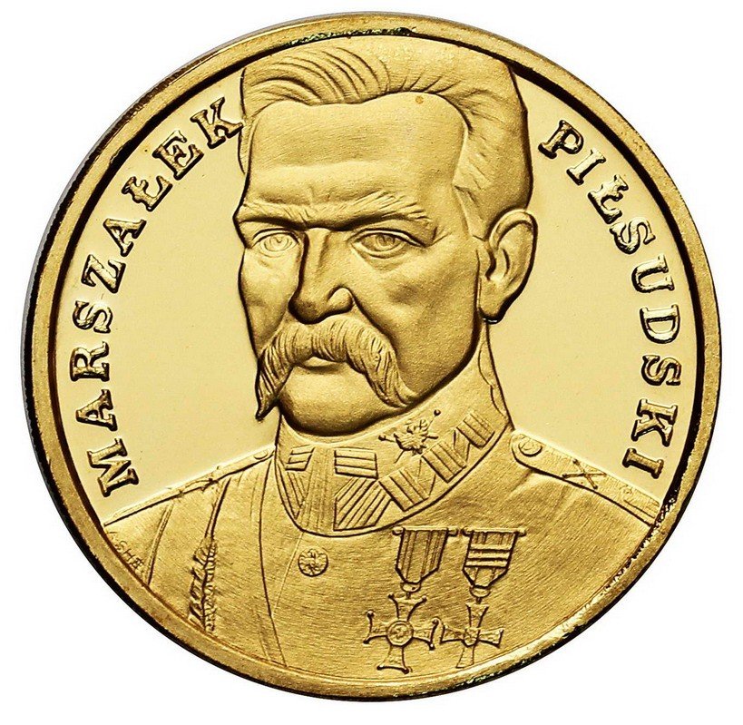 III RP 200 000 złotych 1990 Marszałek Piłsudski