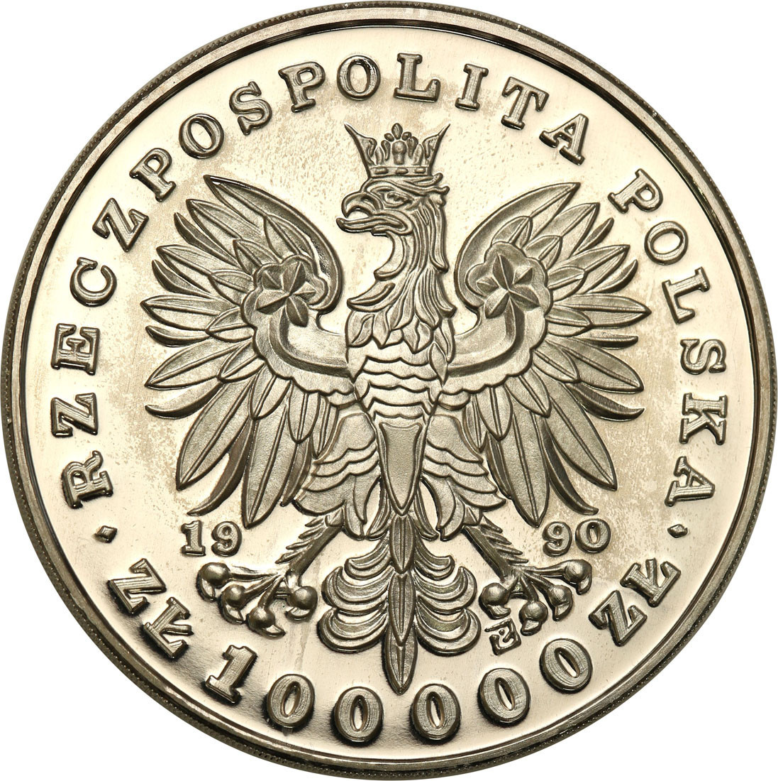 100.000 złotych 1990 Chopin - Mały Tryptyk
