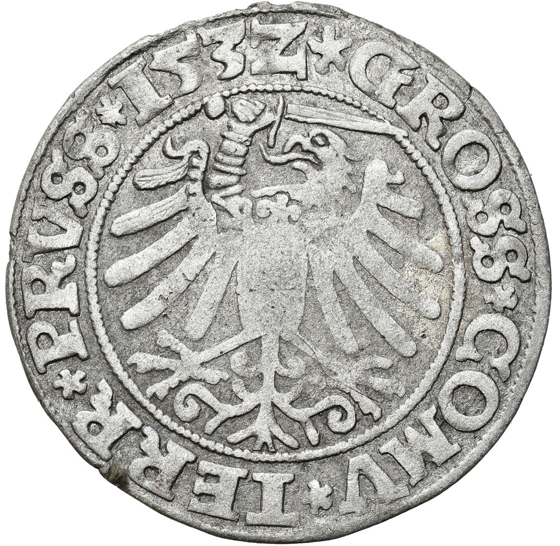 Zygmunt I Stary. Grosz 1532, Toruń