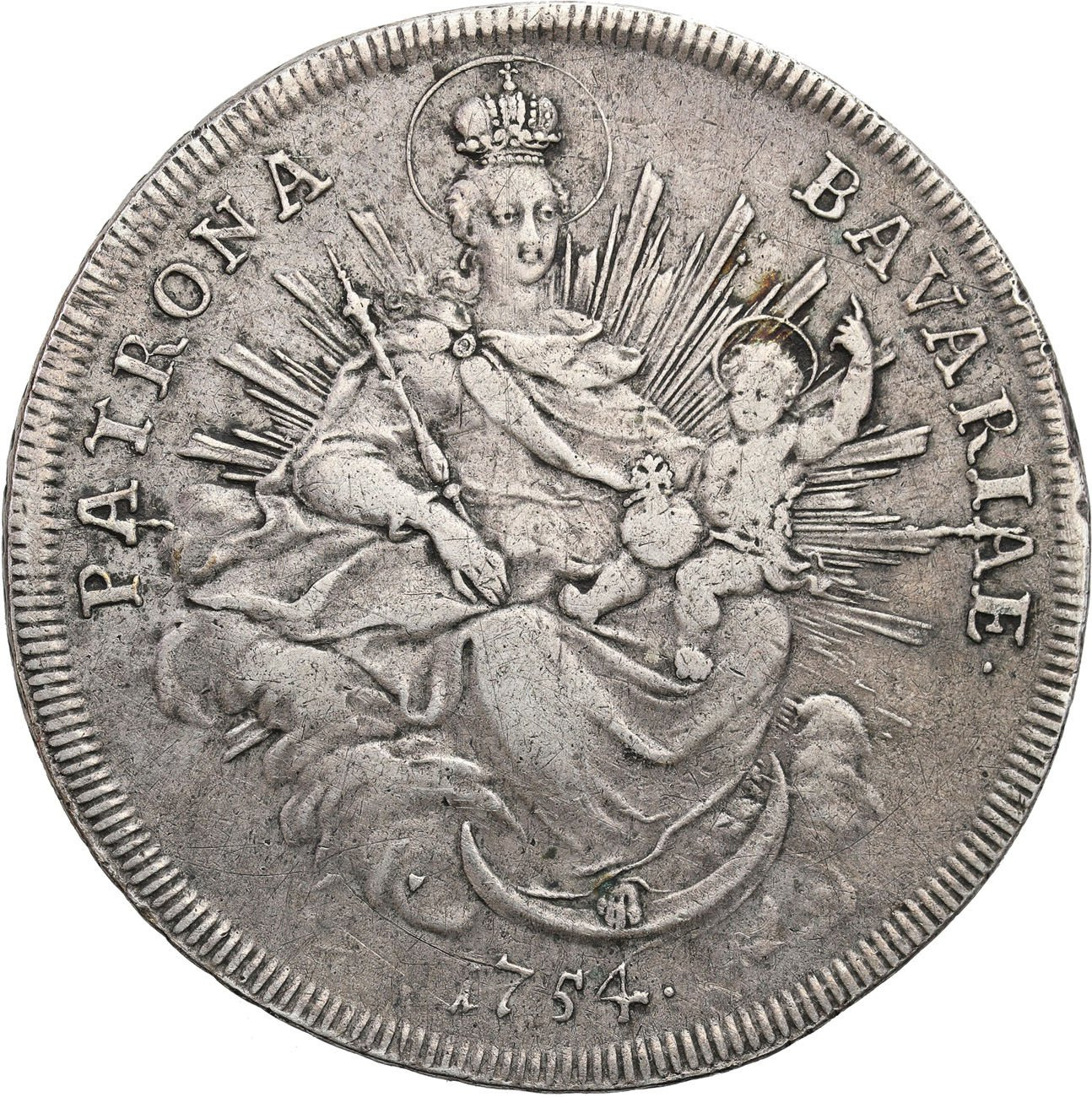 Niemcy, Bawaria. Maksymilian III Józef (1745–1777). Talar 1754, Monachium