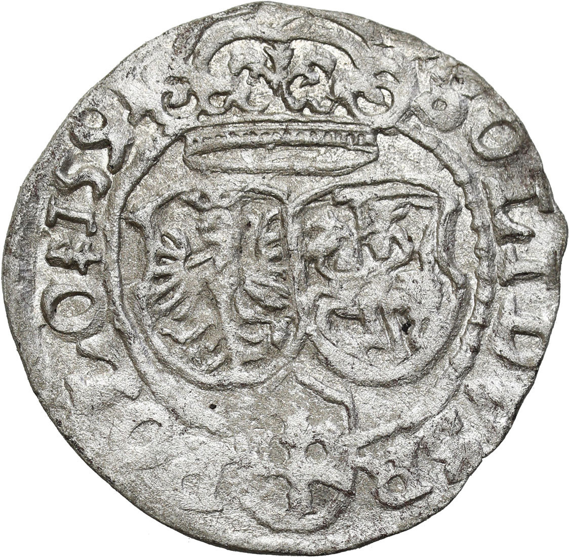 Zygmunt III Waza. Szeląg 1591, Olkusz - ŁADNY