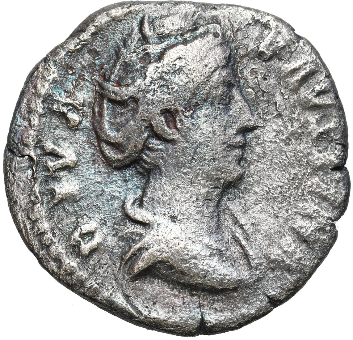 Cesarstwo Rzymskie, Faustyna I Starsza (138–141). Denar po roku 141, Rzym