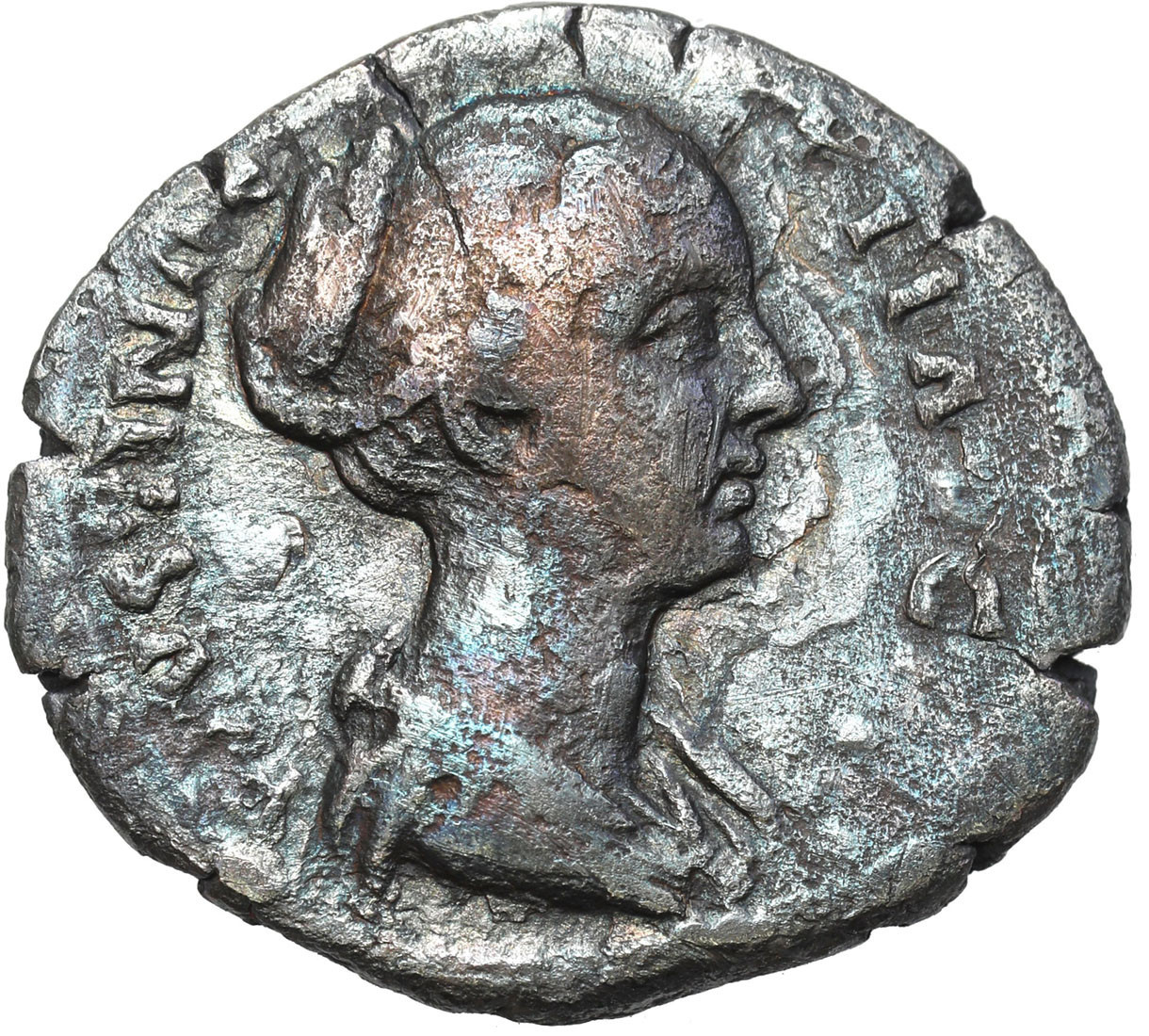 Cesarstwo Rzymskie. Denar. Faustyna Młodsza 161 – 175 n. e., Rzym
