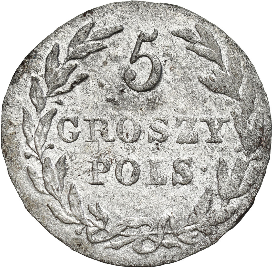 Polska XIX w. / Rosja. Aleksander I. 5 groszy. 1816 IB, Warszawa – ŁADNE