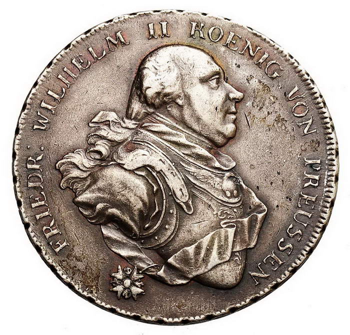 Niemcy Friedrich Wilhelm II. Prusy, talar 1795, Berlin.