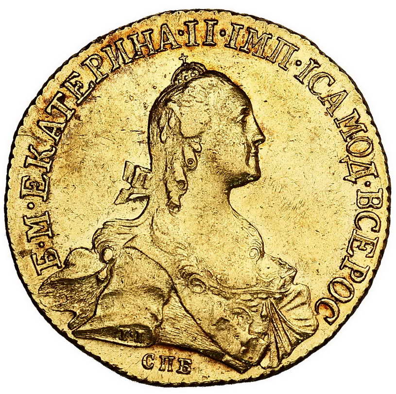 Rosja. 10 Rubli 1766, Petersburg