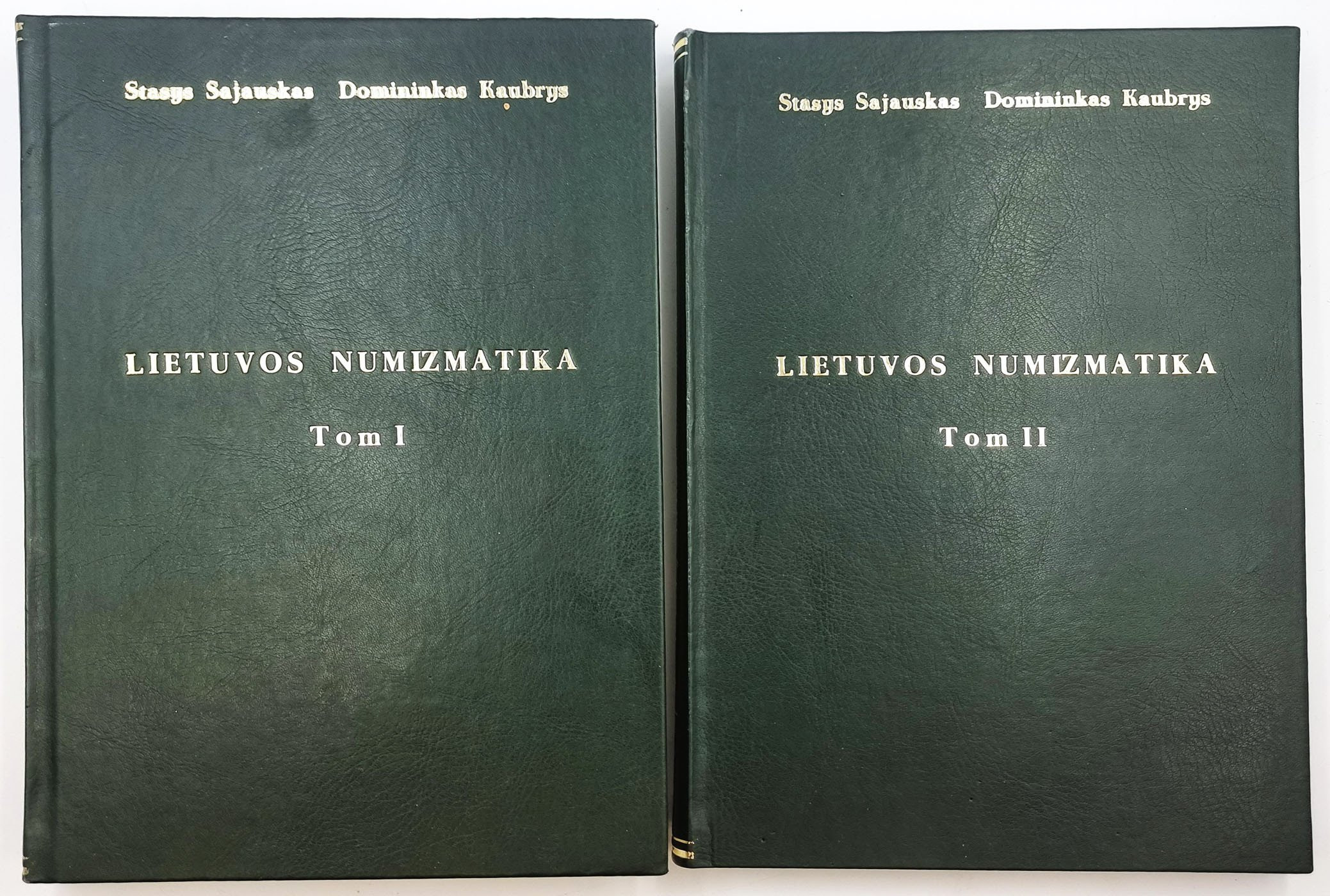 Stasys Sajauskas, Domininkas Kaubrys, Lietuvos Numizmatika. Tom I i II