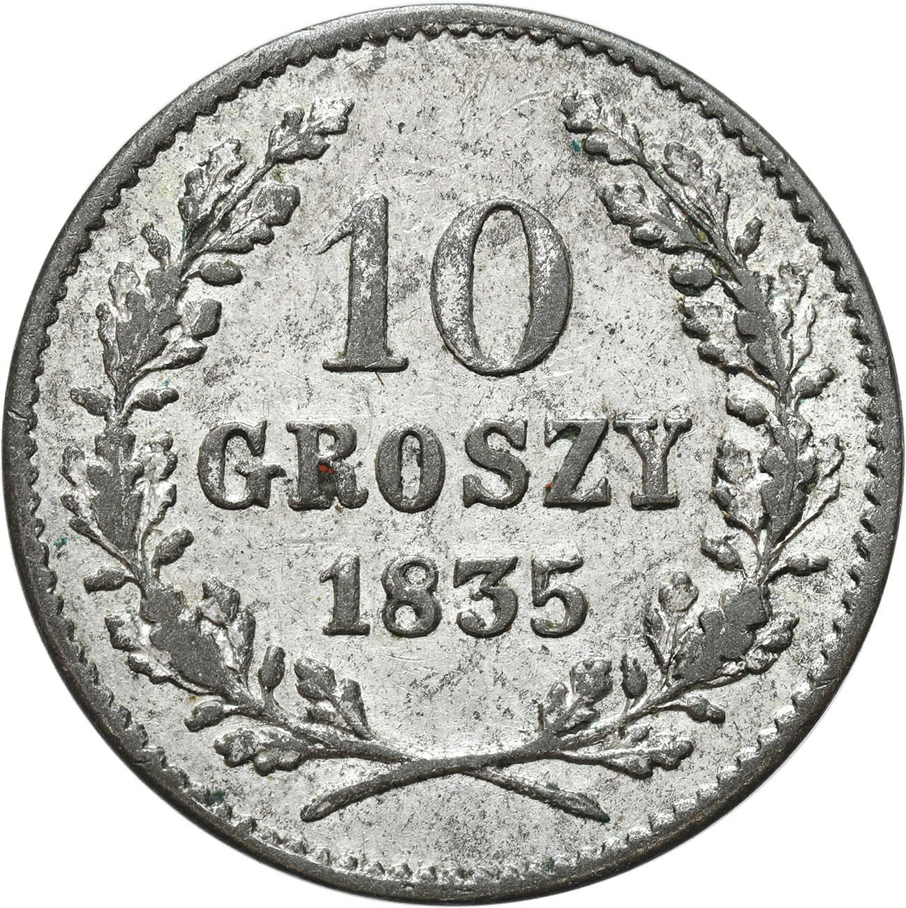 Wolne Miasto Kraków. 10 groszy 1835, Wiedeń