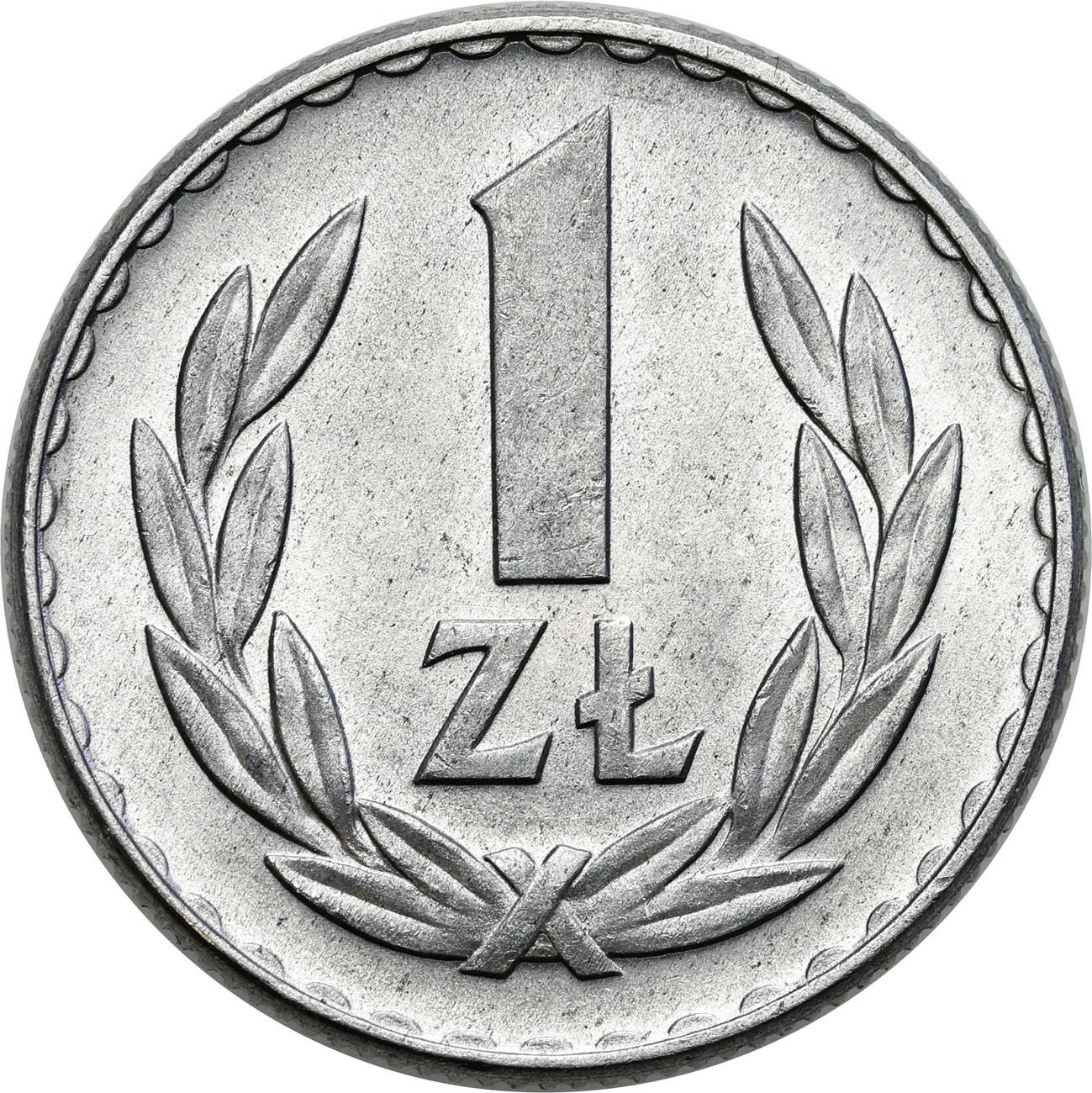 PRL. 1 złoty 1949 Aluminium - PIĘKNE
