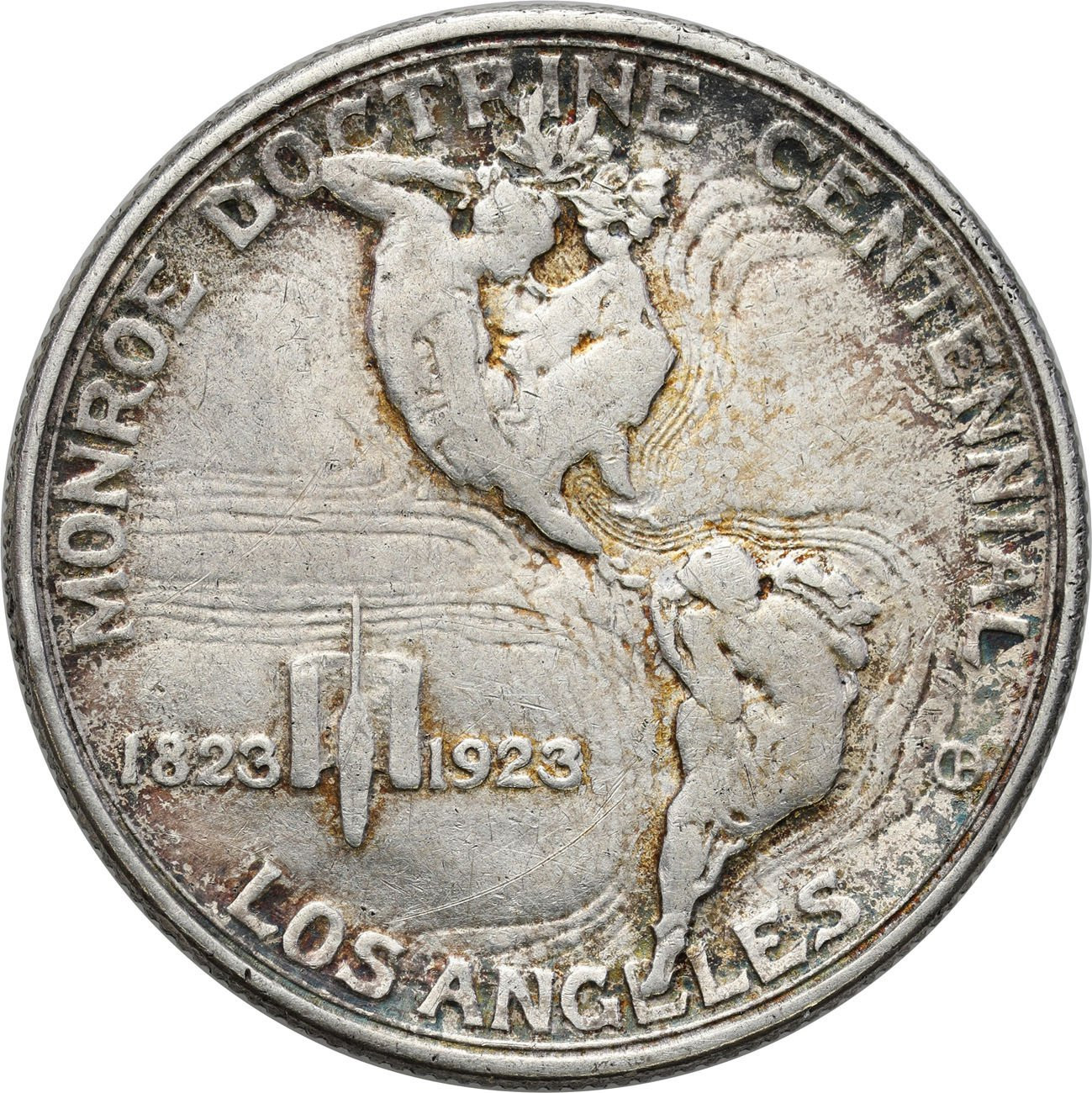  USA. 1/2 dolara 1923 Monroe Doctrine Centennial S, San Francisco