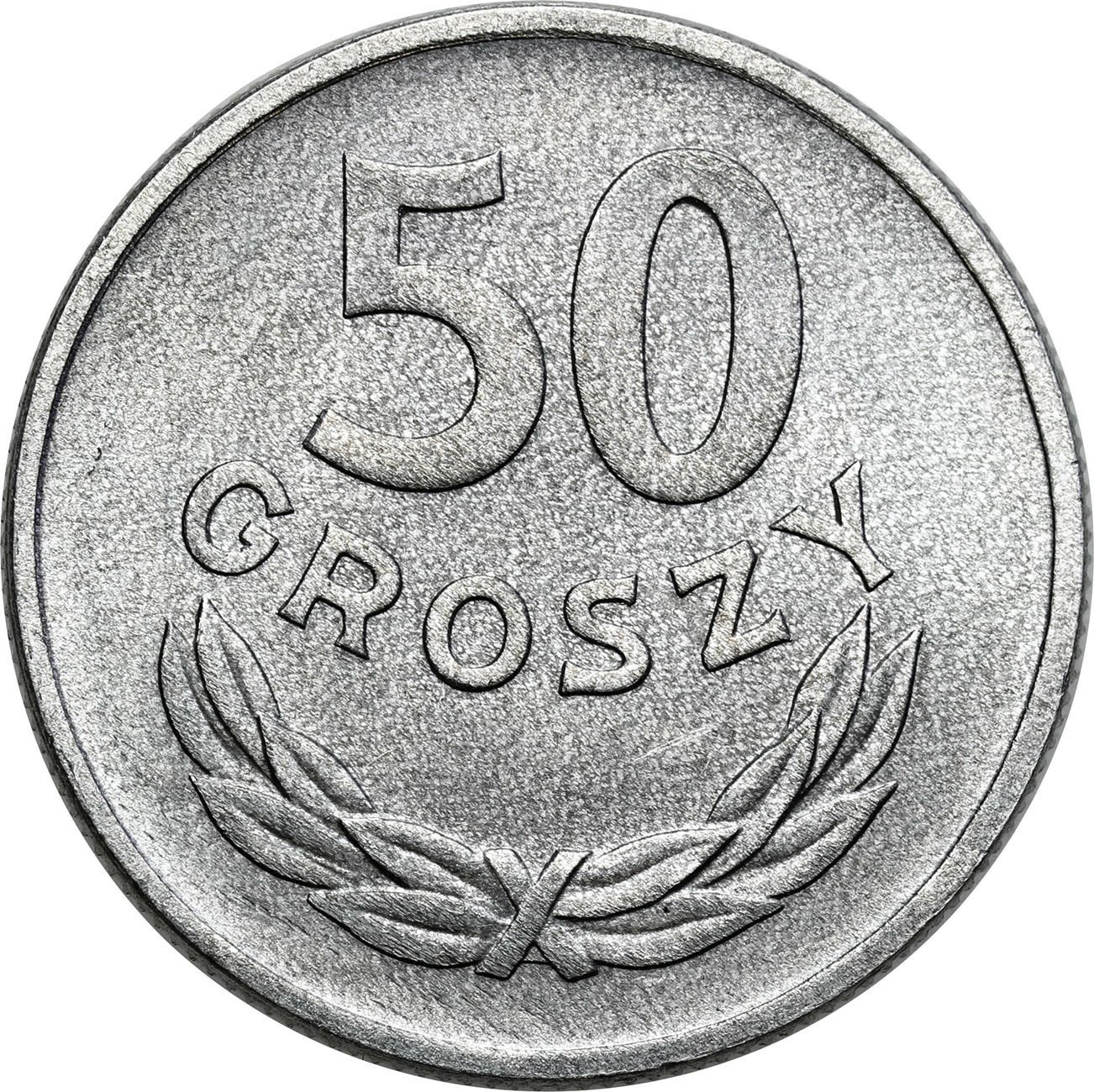 PRL. 50 groszy 1957 - RZADKI ROCZNIK