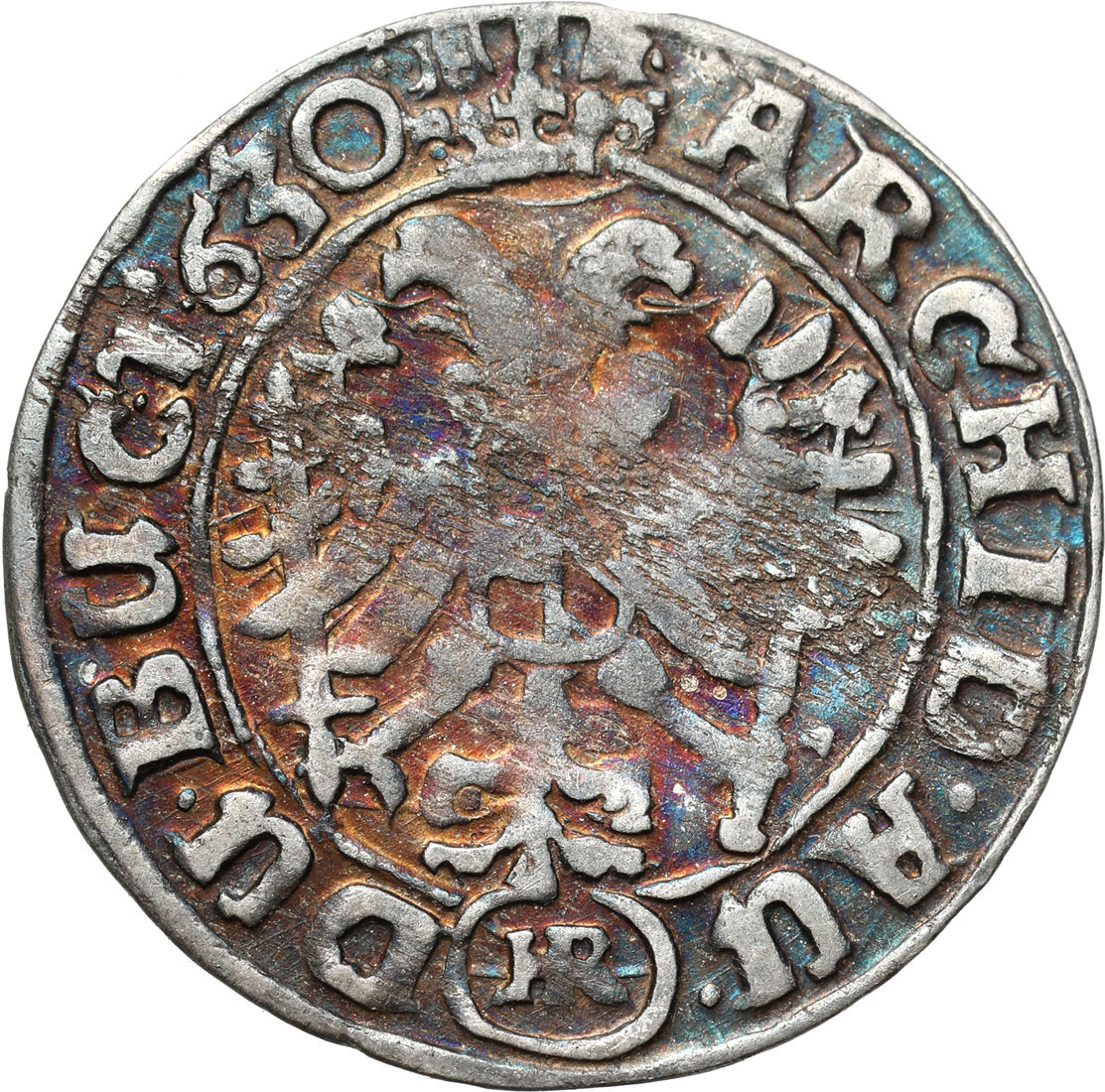 Śląsk. Ferdynand II (1619–1637). 3 krajcary 1630 HR, Wrocław