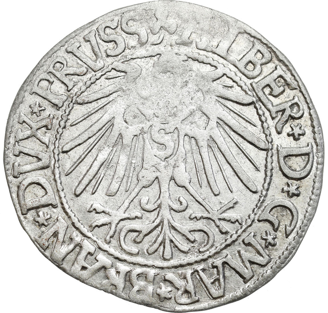Prusy Książęce. Albert Hohenzollern (1525–1568). Grosz 1546, Królewiec – ŁADNY
