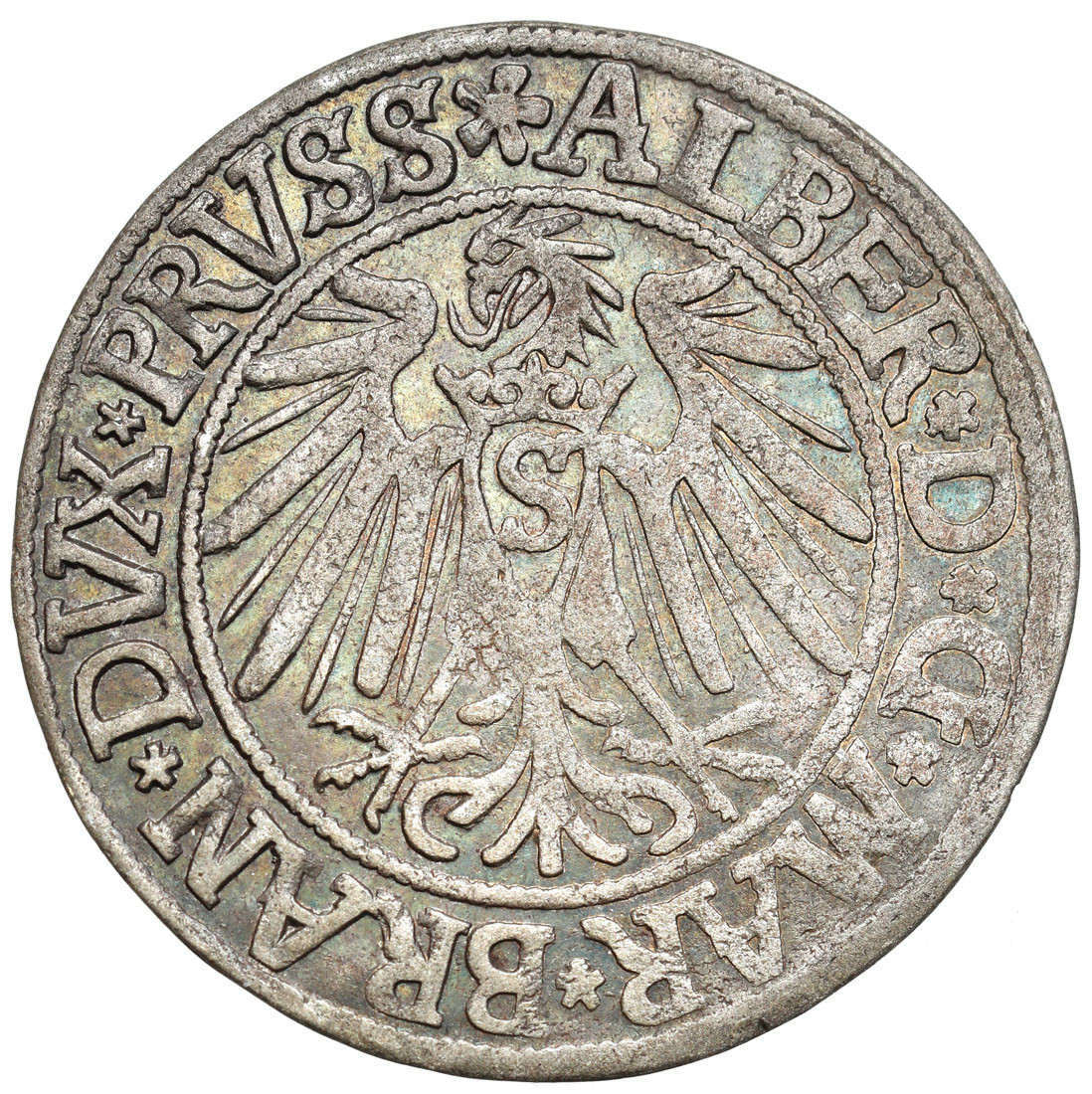 Prusy Książęce. Albert Hohenzollern (1525–1568). Grosz 1540, Królewiec – ŁADNY