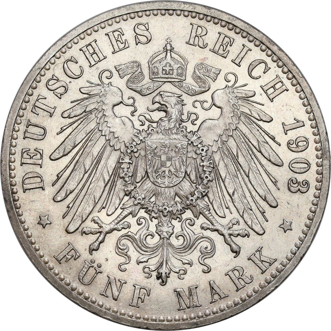 Niemcy, Saksonia - Altenburg. 5 marek 1903 A, Berlin - RZADKIE