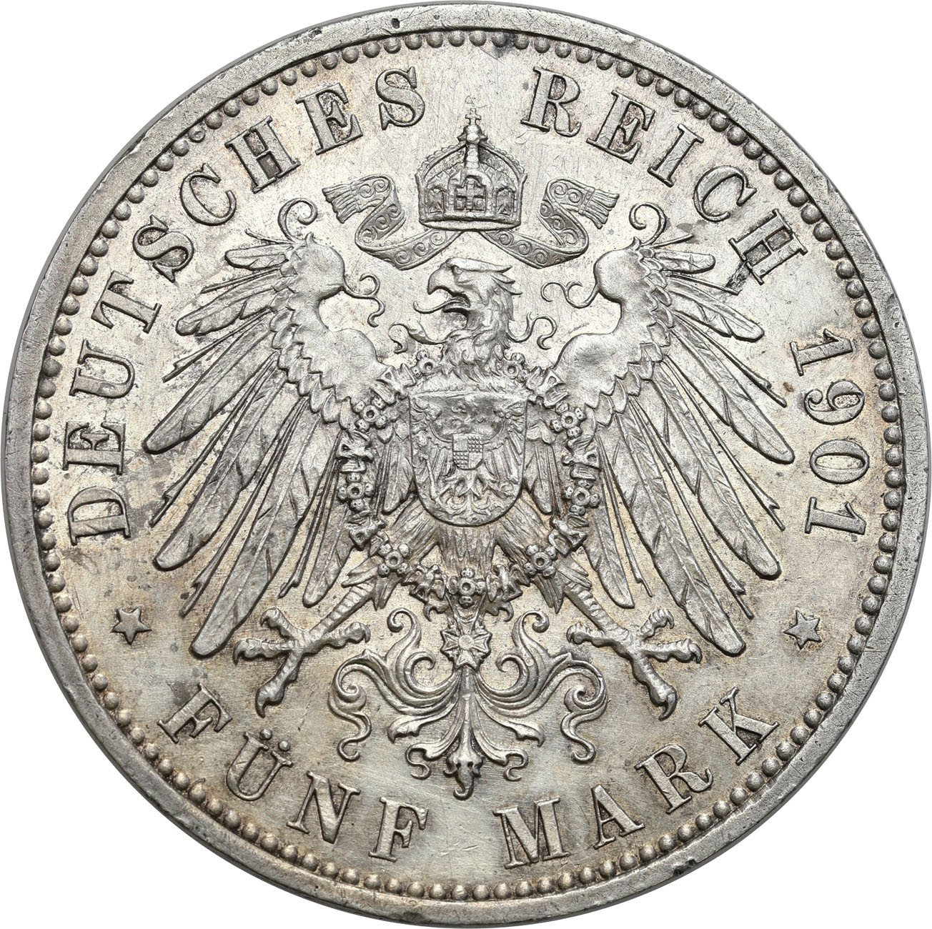 Niemcy, Prusy. 5 marek 1901 A, Berlin