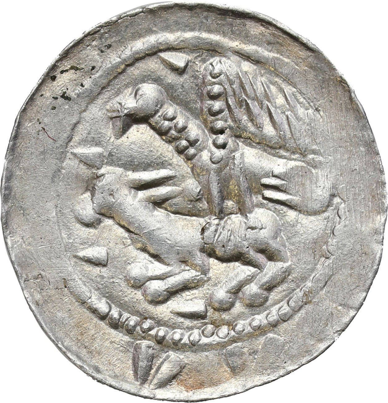 Władysław II Wygnaniec. (1138-1146). Denar - PIĘKNY
