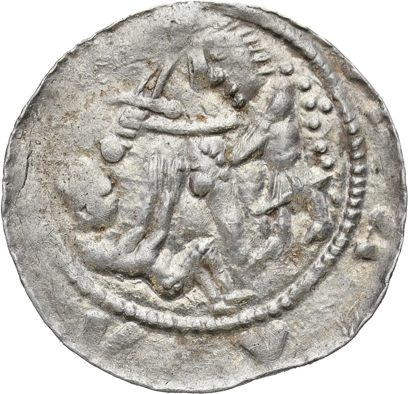 Władysław II Wygnaniec. (1138-1146). Denar - PIĘKNY