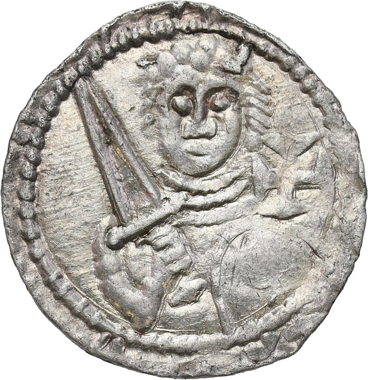 Władysław II Wygnaniec (1138-1146). Denar - PIĘKNY