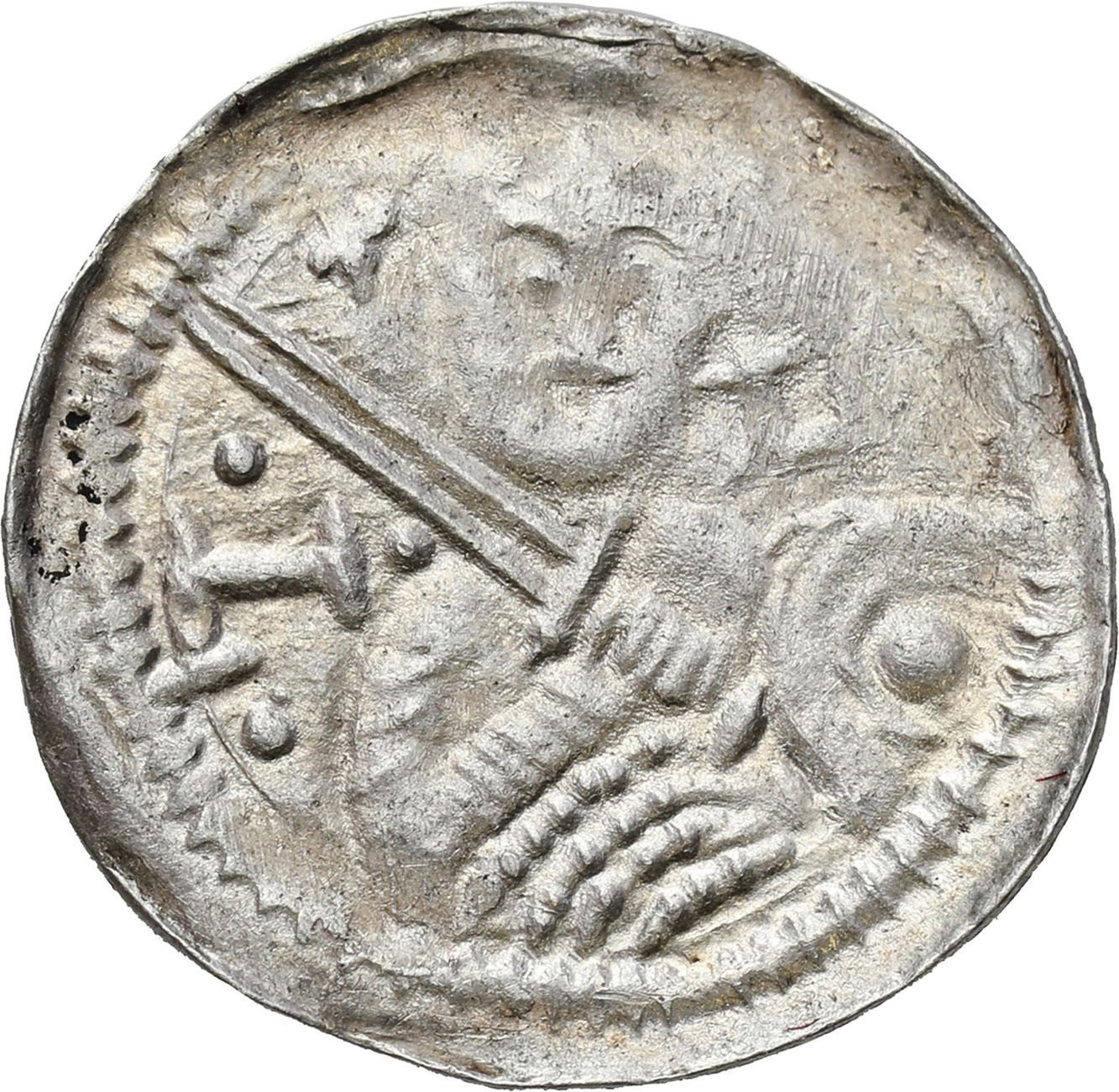 Władysław II Wygnaniec (1138-1146). Denar - PIĘKNY